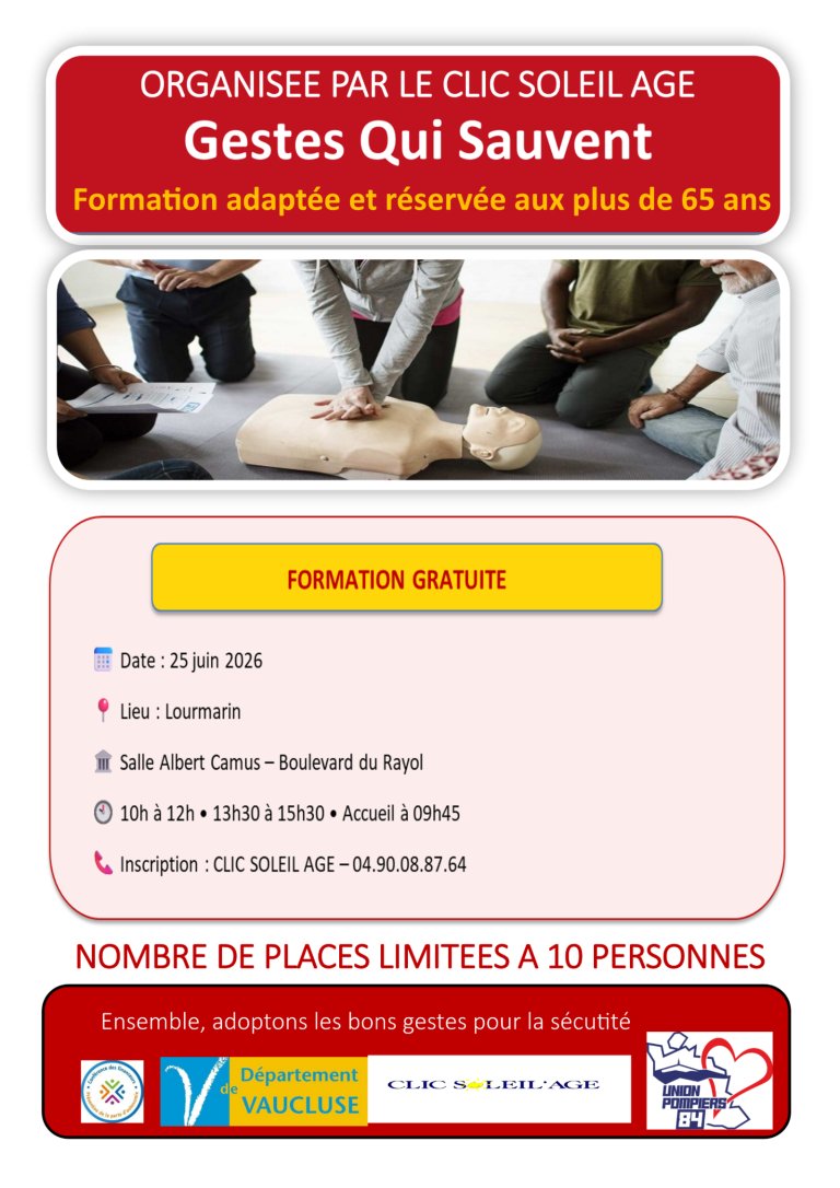 Formation gestes qui sauvent
